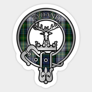 Clan Gordon Dress Tartan Crest Sticker